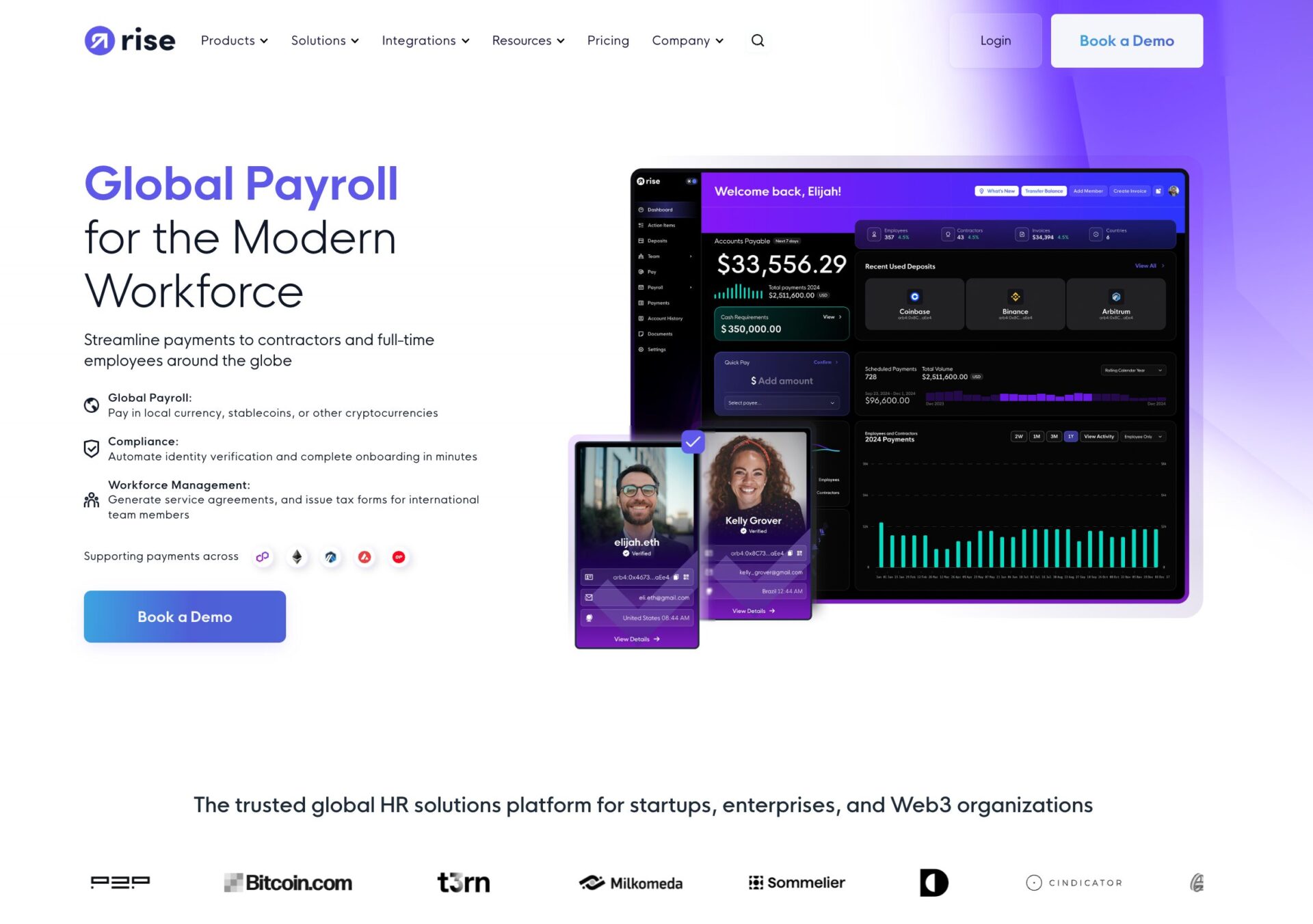 Riseworks EOR - Global Payroll Platform 