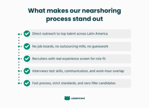What makes our nearshoring process stand out