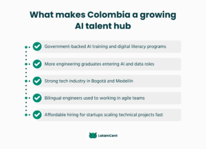 What makes Colombia a growing AI talent hub