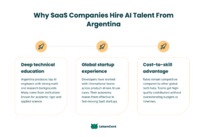 Why SaaS companies hire AI talent from Argentina