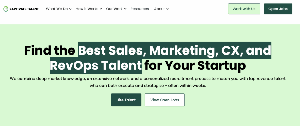 captivate talent