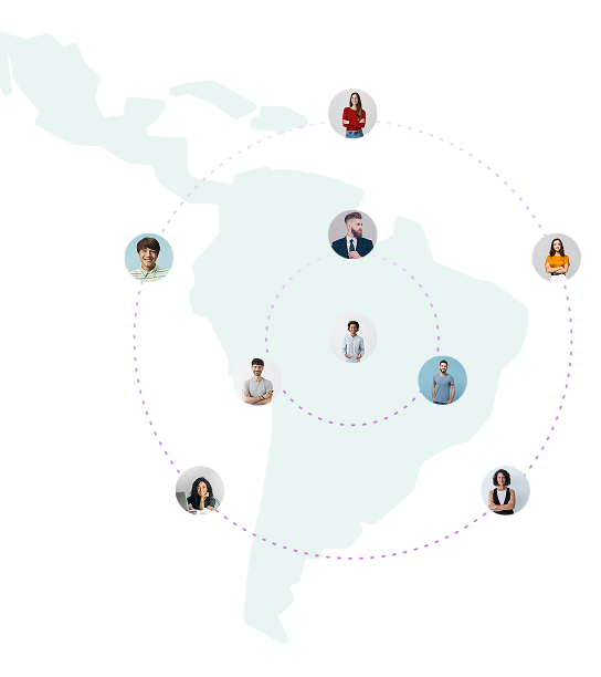 Map of Latin America