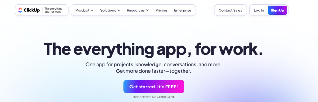 ClickUp (All‑In‑One Workspace)