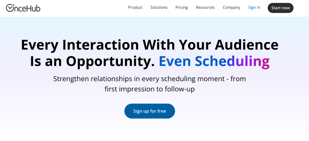 OnceHub (Smart Calendar & Time Zone Planner)