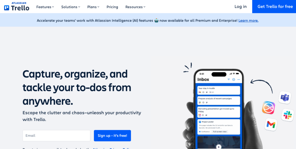 Trello (Kanban Task Tracking)
