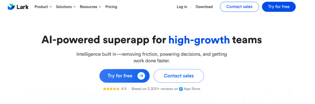 Lark (All-in-One Collaboration Suite)