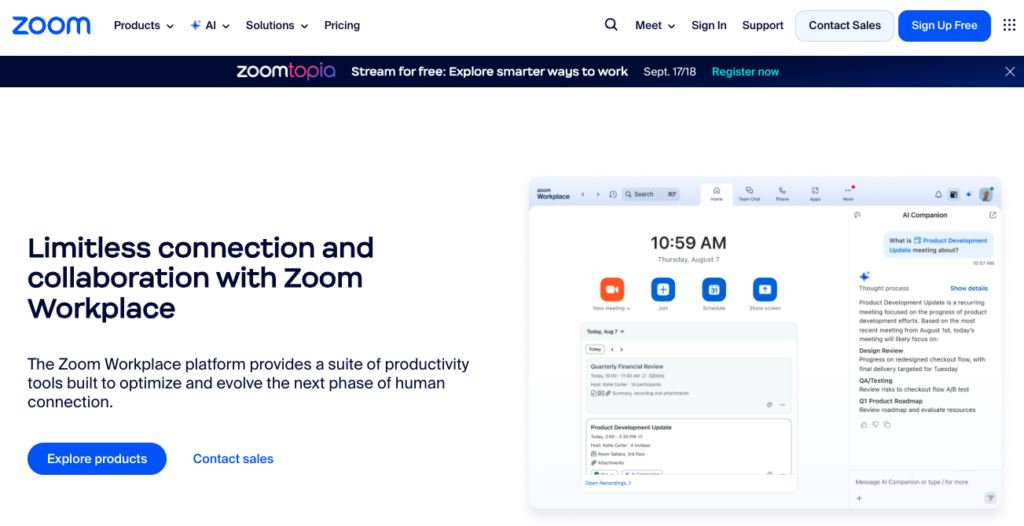 Zoom (Video Conferencing & Webinars)