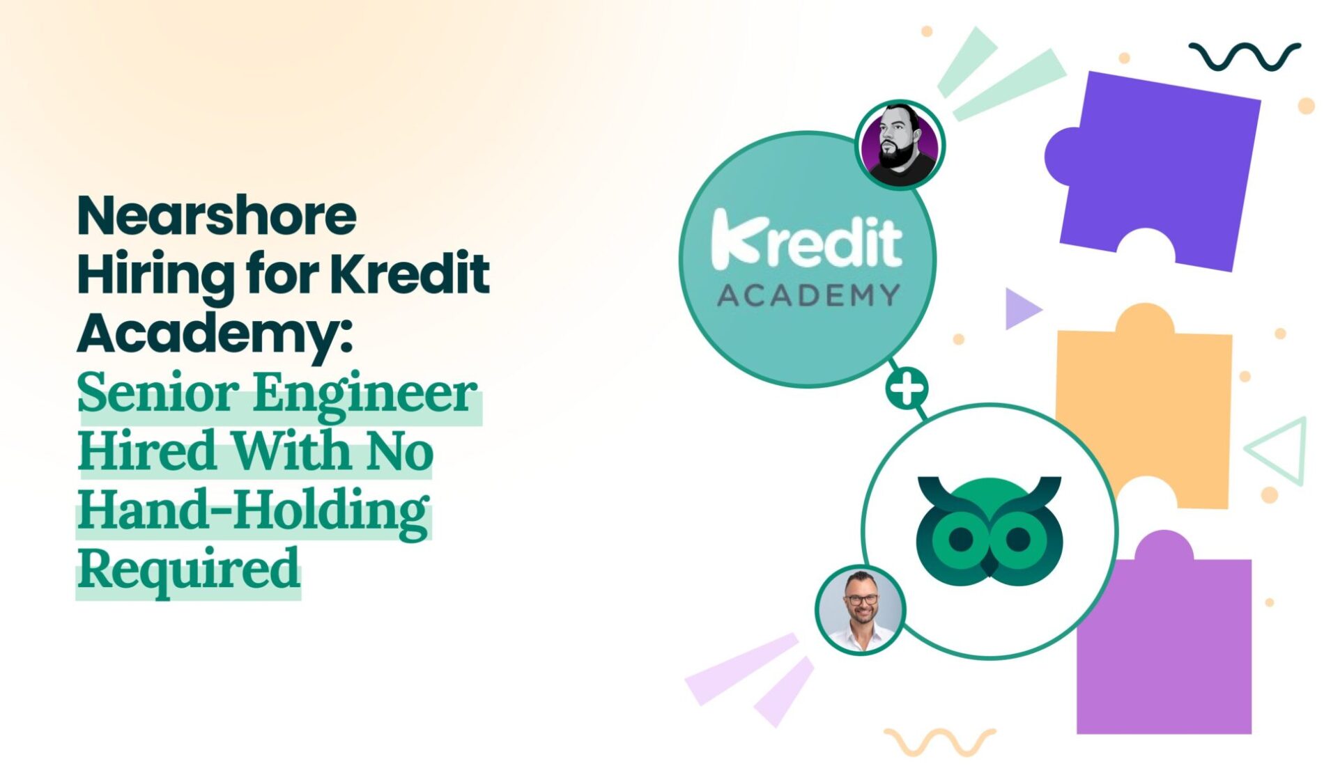 Nearshore Hiring for Kredit Academy: Senior Engineer Hired With No Hand-Holding Required