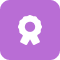 Badge icon representing high standards