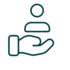 Globe icon representing 170+ candidates hired